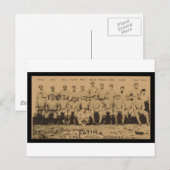 1913 New York Giants Fatima Tobacco Card Print Briefkaart (Voorkant / Achterkant)