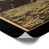 1913 New York Giants Fatima Tobacco Kaart Poster (Hoek)