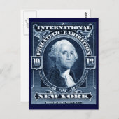 1913 New York Philatelic Exhibit Briefkaart (Voorkant / Achterkant)