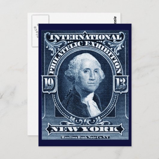 1913 New York Philatelic Exhibit Briefkaart (Voorkant / Achterkant)