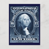 1913 New York Philatelic Exhibit Briefkaart (Voorkant)