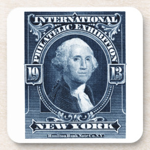 1913 New York Philatelic Exhibit Drankjes Onderzetter