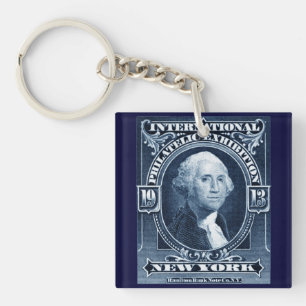 1913 New York Philatelic Exhibit Sleutelhanger