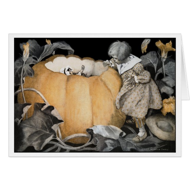 1913!!!! "PUMPKIN EATER" MOTHER GOOSE SERIES (Voorkant Horizontaal)