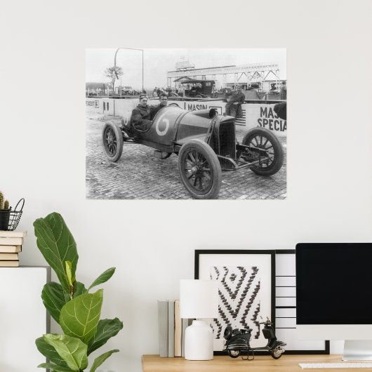 1913 Race-auto Poster (Thuiskantoor)