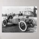 1913 Race-auto Poster (Voorkant)