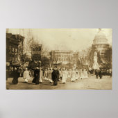 1913 Suffragette Parade in Washington DC. Poster (Voorkant)