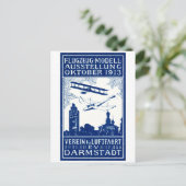 1913 toont de Lucht van Darmstadt Briefkaart (Staand voorkant)