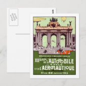1913 Transportation Expo Poster Briefkaart (Voorkant / Achterkant)