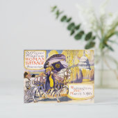 1913 Vrouwenmars Washington DC Briefkaart (Staand voorkant)