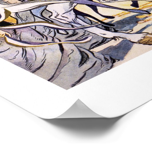 1913 Vrouwenmars Washington DC Poster (Hoek)