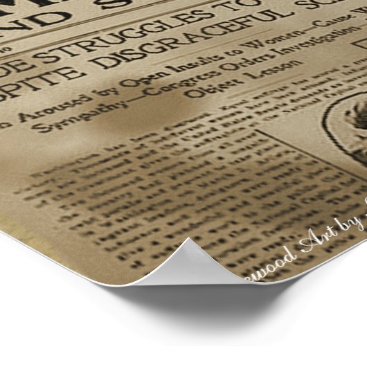  "1913 Woman's Suffrage"-Srapbook Print (Hoek)