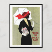 1914 ART DECO "LUCKY MAN" CORN FLAKES ADV BRIEFKAART (Voorkant)