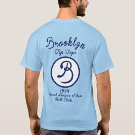 1914 Brooklyn Tip Topjes Federal League Base Ball  T-shirt