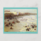 "1914 Coney Island, door EH Potthast" Briefkaart (Voorkant)