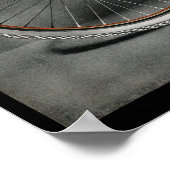 1914  Elgin King-fiets en kunstwerk Poster (Hoek)