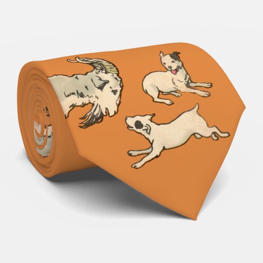 1914 geit en honden das (Opgerold)
