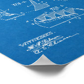 1914 Golf Club Design Patent Art Print (Hoek)