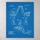 1914 Golf Club Design Patent Art Print (Voorkant)