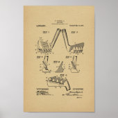 1914  Golf Club Patent Art Print (Voorkant)