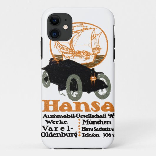 1914 Hansa Automobile Case-Mate iPhone Case (Achterkant)