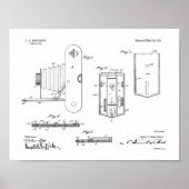 1914 Kunsttekenafdrukken voor camera-opvouwcamera Poster (Voorkant)
