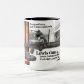 1914 Lewis Pistool Coffee Mok (Midden)