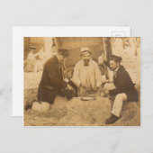 1914 lol op het strand in Duitsland RPPC Briefkaart (Voorkant / Achterkant)
