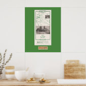 1914 Map of Tahoe Area, Al Tahoe Poster (Keuken)