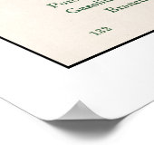 1914 Map, Palo Alto San Jose Poster (Hoek)