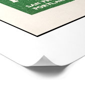 1914 Map, Pebble Beach, 17 mijl drive, Carmel Poster (Hoek)