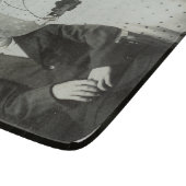 1914 Mr & Mrs Hill RPPC B&W Foto Paar Afbeelding Snijplank (Hoek)