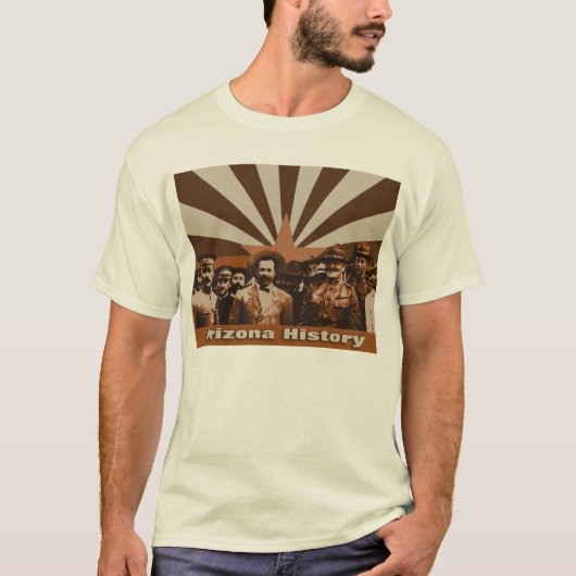 1914 Obregon, Villa, Pershing, Patton t-shirt (Voorkant)