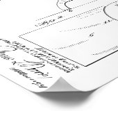 1914  Osteopathisch Tafelmodel Kunst Poster (Hoek)