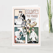 1914! "PAMPER JEZELF" RECLAME GROET KAART (Voorkant)