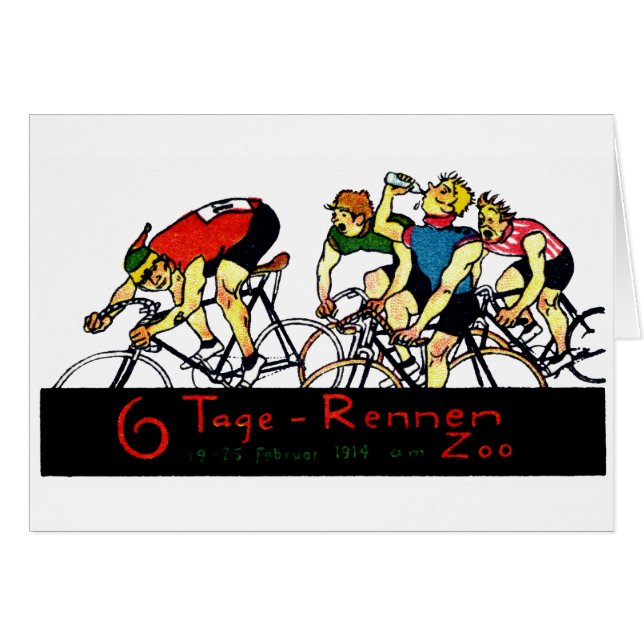 1914 Poster voor fietsen (Voorkant Horizontaal)