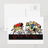 1914 Poster voor fietsen Briefkaart (Voorkant / Achterkant)