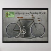 1914  Sears Napoleon Bicycle en Art Poster (Voorkant)