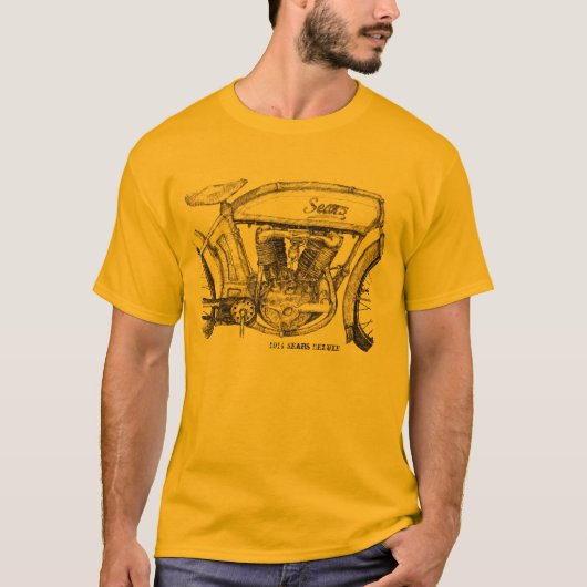 1914 T-shirt-Shirt motorfiets 1914 T-shirt (Voorkant)