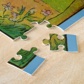 1914 twee honden en een kleine witte kat legpuzzel (Zijkant)