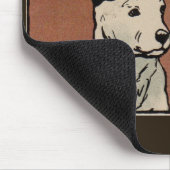 1914 twee hondenhonden muismat (Hoek)