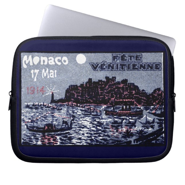 1914 Venetiaans Festival van Monaco Laptop Sleeve (Voorkant)