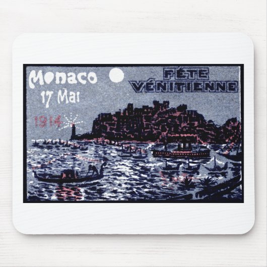 1914 Venetiaans Festival van Monaco Muismat (Voorkant)