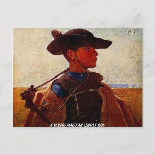" 1915-A YOUNG MAGYAR CSIKÓS" BRIEFKAART