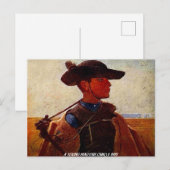 " 1915-A YOUNG MAGYAR CSIKÓS" BRIEFKAART (Voorkant / Achterkant)