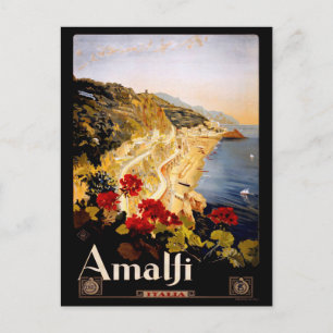 1915 Amalfi kust Italië Briefkaart