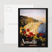  1915 Amalfi kust Italië Briefkaart (Voorkant / Achterkant)