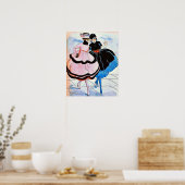 1915 Annie en Susie Poster (Keuken)