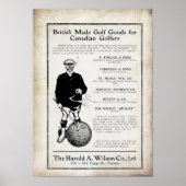  1915 British Made Golf Print (Voorkant)