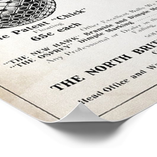  1915 Chick Golf Ball Print (Hoek)